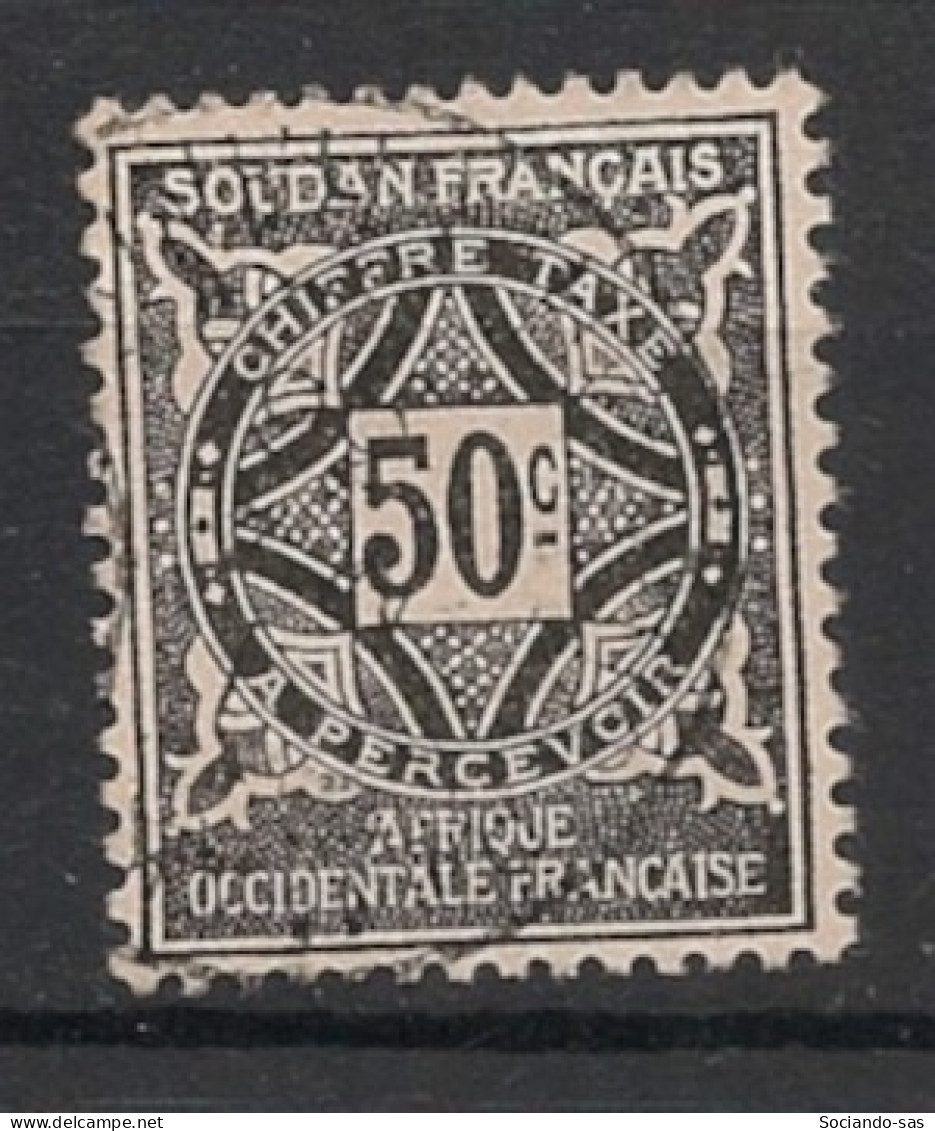 SOUDAN - 1931 - Taxe TT N°YT. 16 - 50c Noir - Oblitéré / Used - Usados