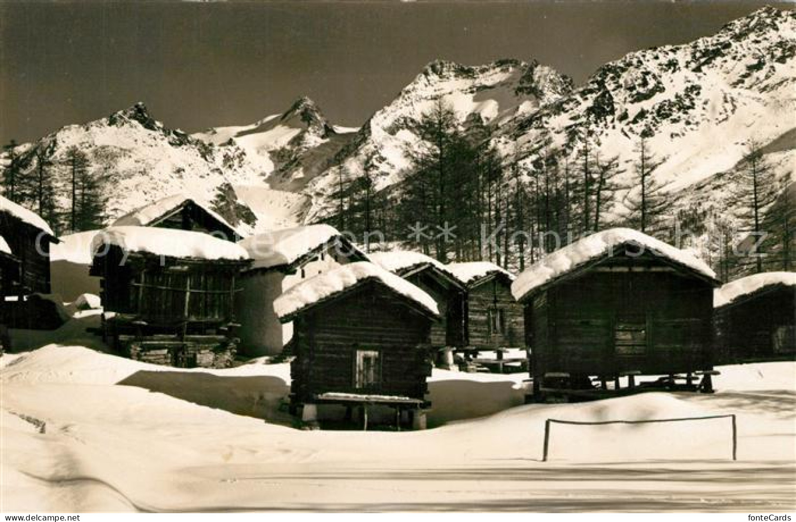 13186712 Saas-Fee Stadel Fletschhorn Laquinhorn Saas-Fee - Otros & Sin Clasificación