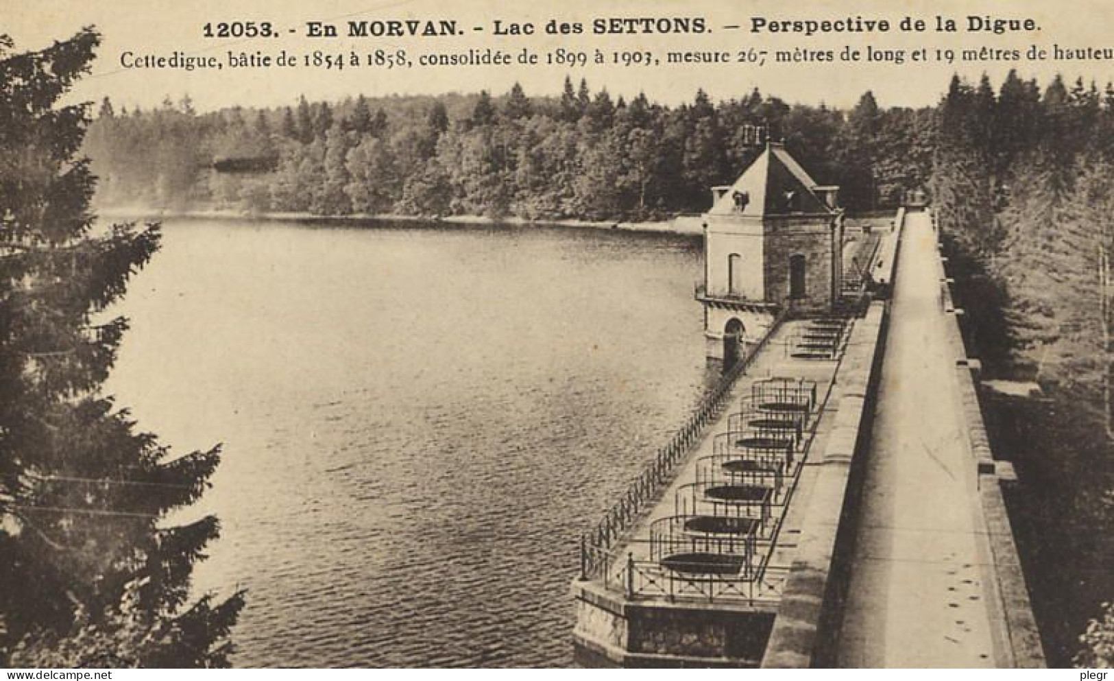 0-58180 01 03 - MONTSAUCHE LES SETTONS - LAC DES SETTONS - LA DIGUE - Montsauche Les Settons