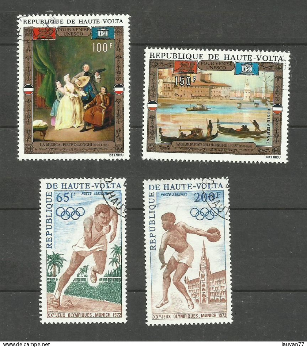 HAUTE-VOLTA POSTE AERIENNE N°100 à 103 Cote 5.55€ - Opper-Volta (1958-1984)