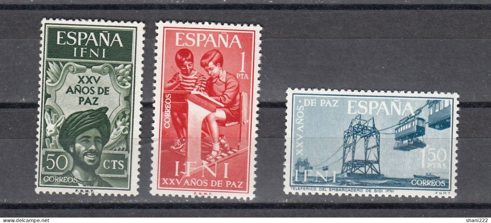 Ifni - 1965  -  25 Anos De Paz - MNH Set (e-837) - Ifni