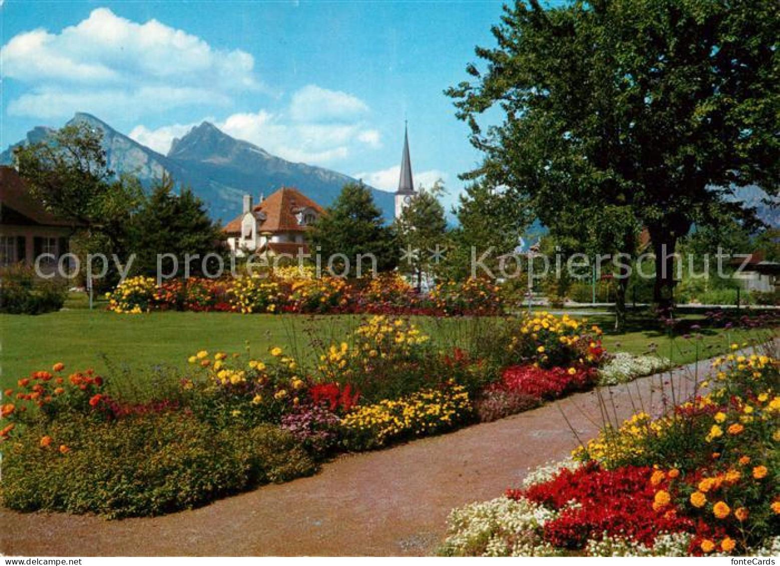 13177643 Bad Ragaz Kurpark Blumenbeet Bad Ragaz - Sonstige & Ohne Zuordnung