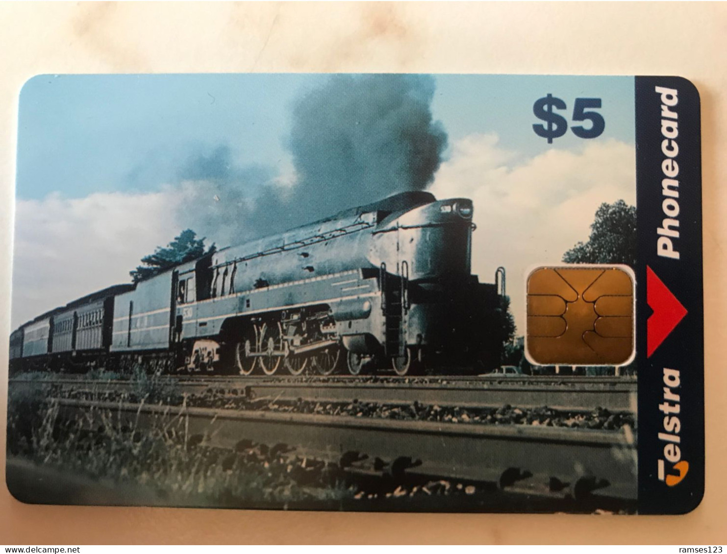 AUSTRALIA  CARD TELSTRA   MINT  TRAIN   LOCOMOTIVE 1000 EX - Australië