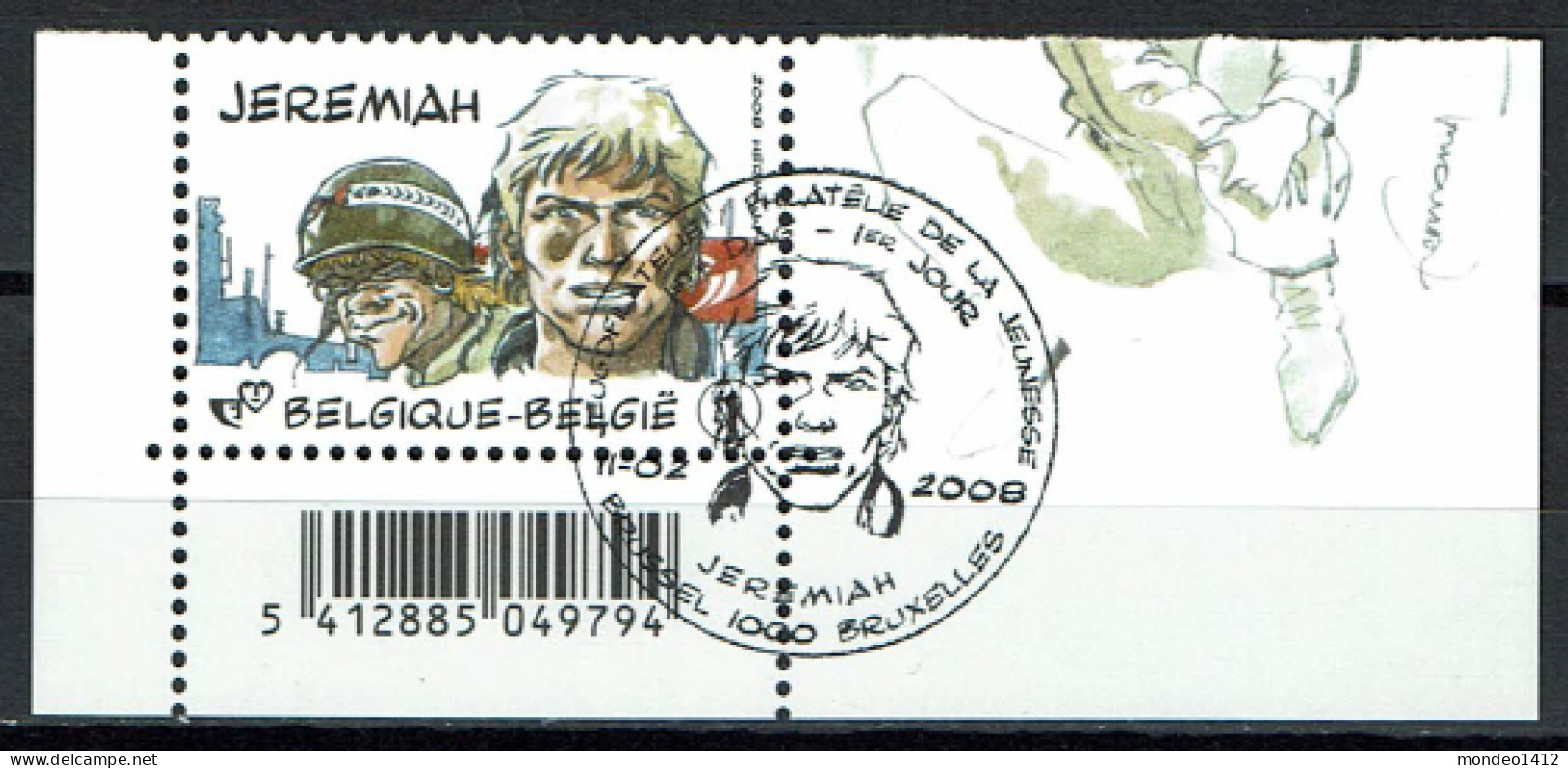 België OBP 3752 - Comics - Strips - BD - Jeremiah - Usados