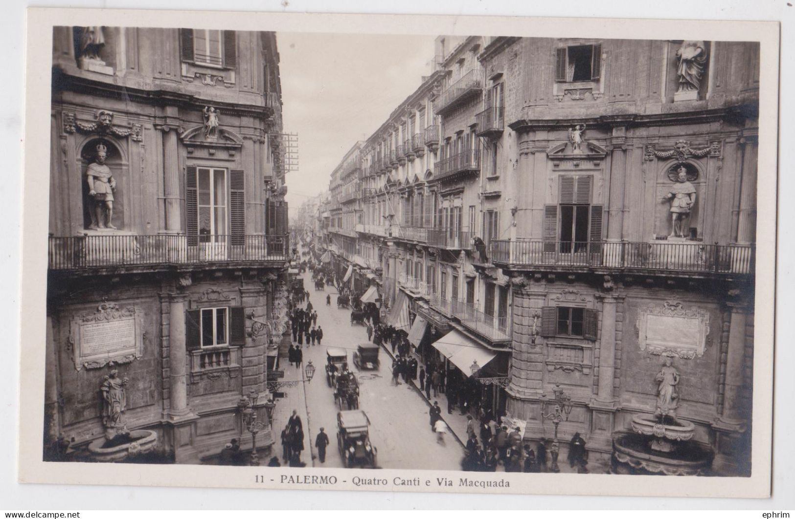 Palermo Quatro Canti E Via Macquada - Palermo