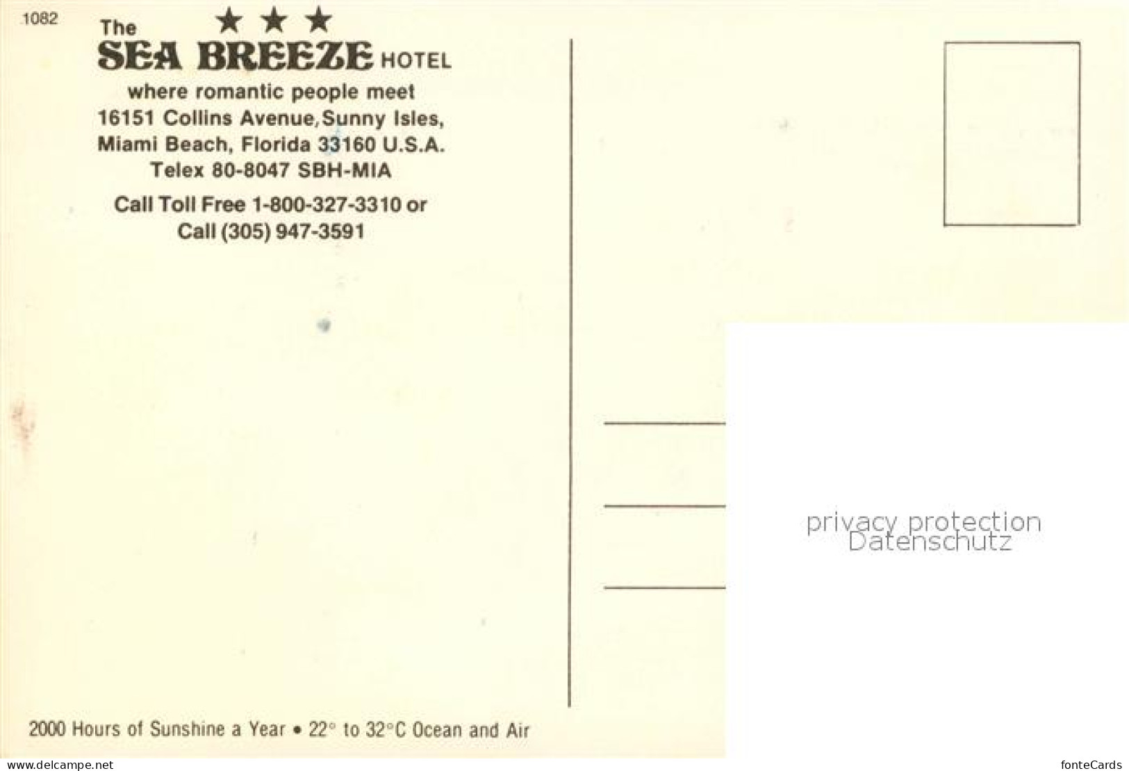 13171166 Miami_Beach Hotel Sea Breeze  - Andere & Zonder Classificatie