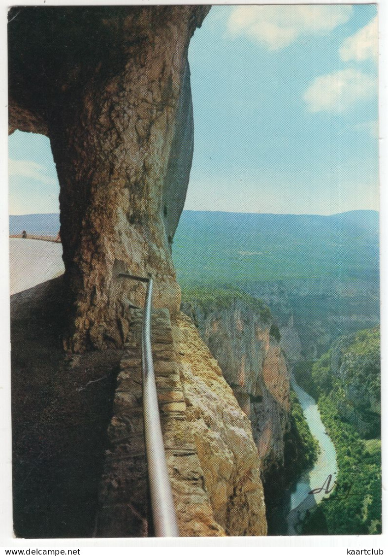 Les Gorges Pittoresques Du Verdon - Vu Du Tunnel Du Fayet, L' A Pic Des Falaisses Des Cavaliers - (France) - 1975 - Brignoles