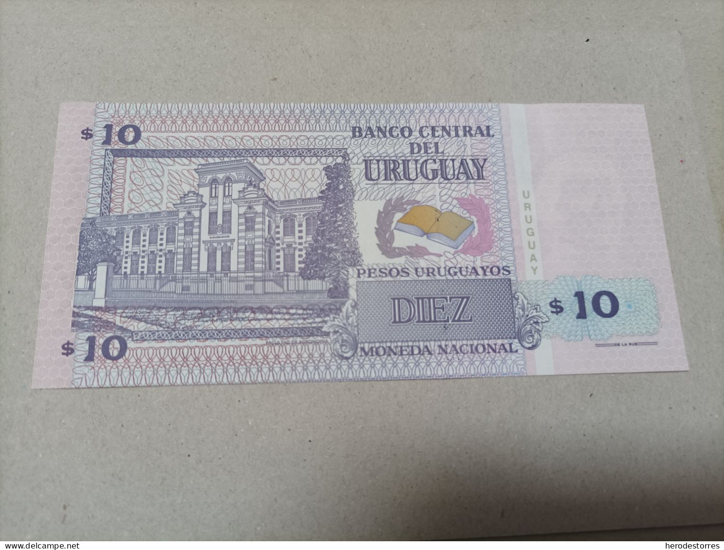 Billete Uruguay, 10 Pesos, Año 1998, Serie A, UNC - Uruguay