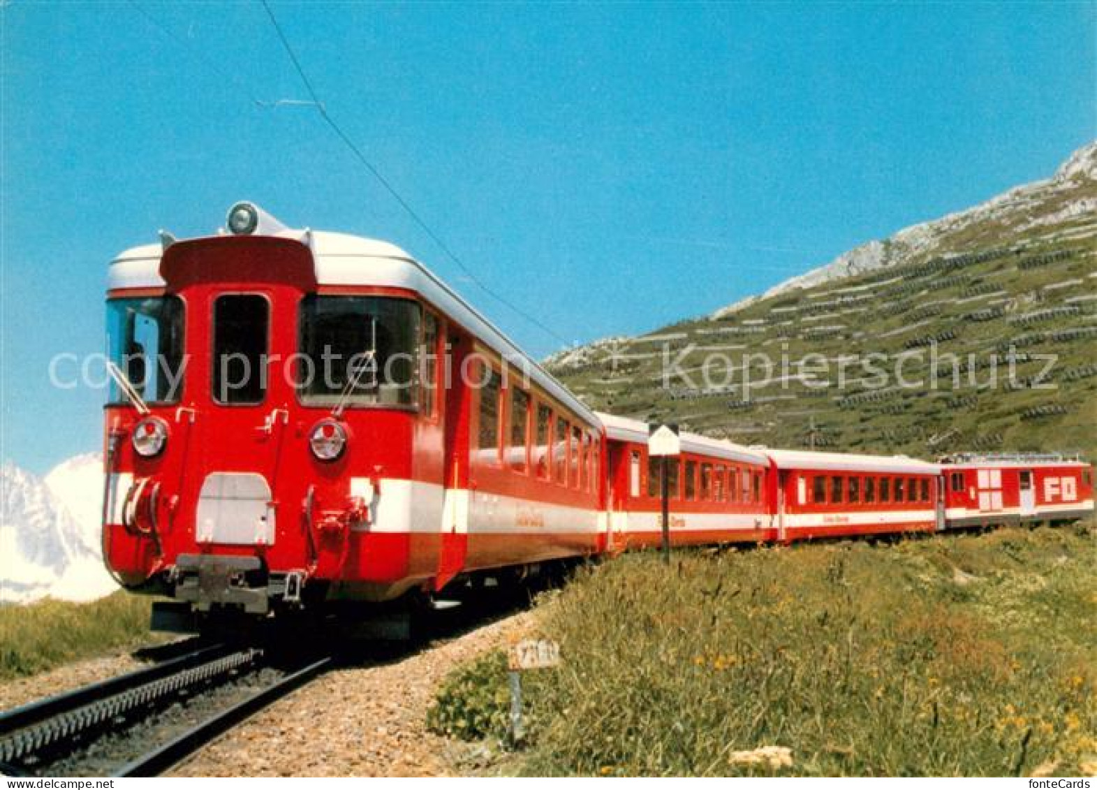 13169383 Furka-Oberalp-Bahn Naetschen  Furka-Oberalp-Bahn - Otros & Sin Clasificación