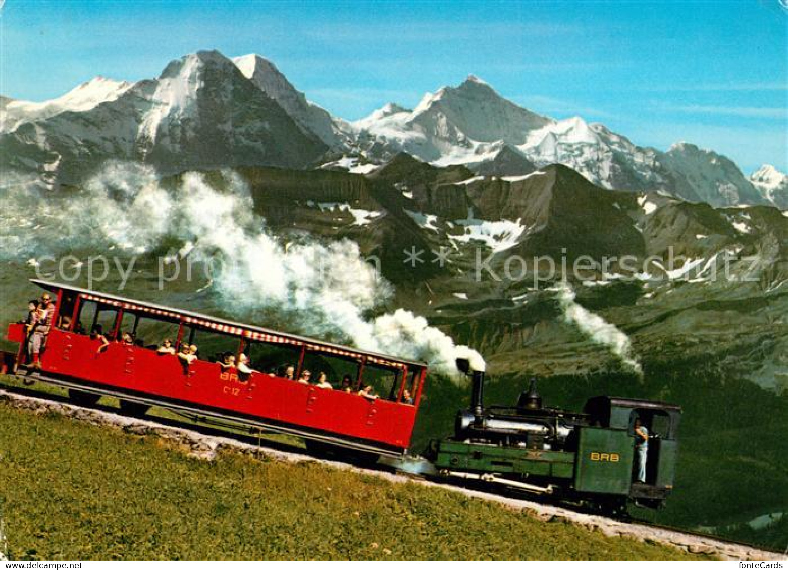 13169281 Brienz-Rothornbahn Eiger Moench Jungfrau  Brienz-Rothornbahn - Other & Unclassified