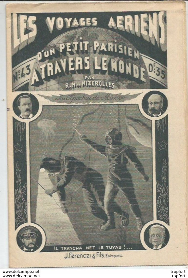 E1 / Newspaper Engraving Diver / Rare Revue Gravure Scaphandrier 1933 16 Pages La Terreur Des Mers N°42 - 1950 - Today