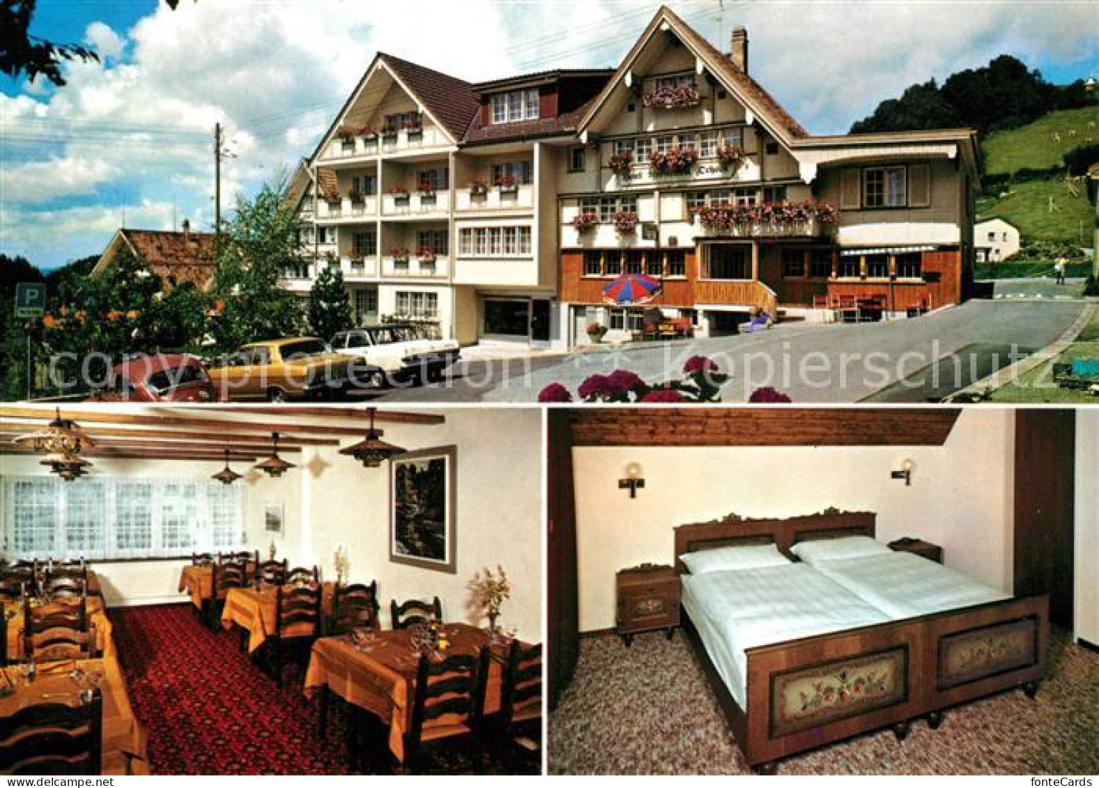 13167000 Rehetobel Hotel Restaurant Zum Ochsen Gaststube Hotelzimmer Rehetobel - Autres & Non Classés