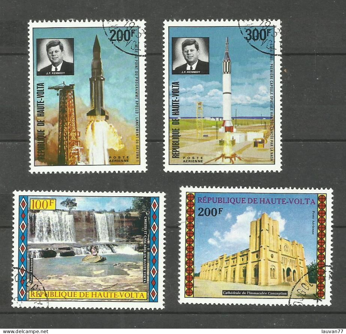 HAUTE-VOLTA POSTE AERIENNE N°160, 161, 164, 165 Cote 4.15€ - Opper-Volta (1958-1984)