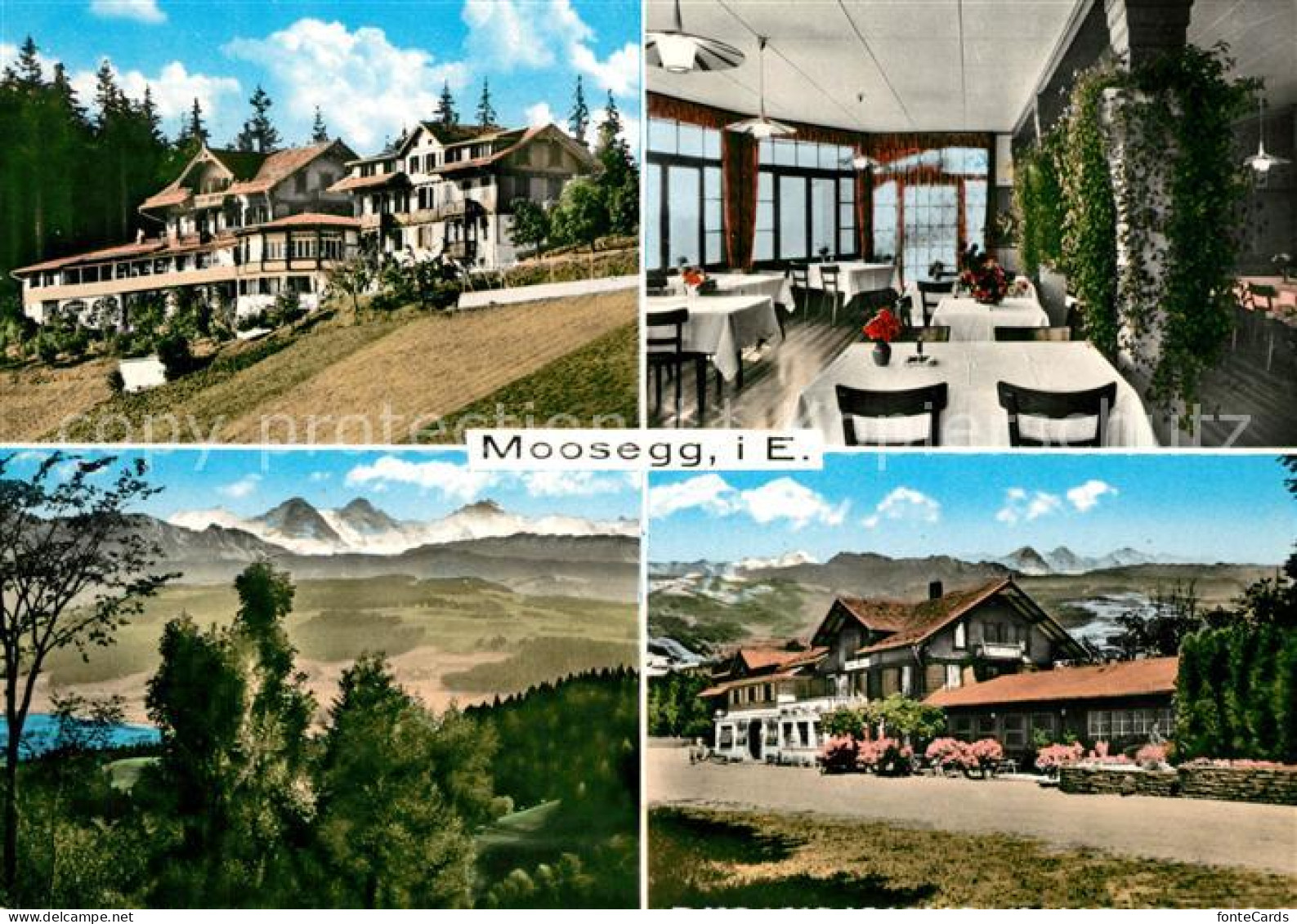 13166603 Moosegg Emmental Kurhaus Restaurant Landschaftspanorama Alpen Moosegg E - Other & Unclassified