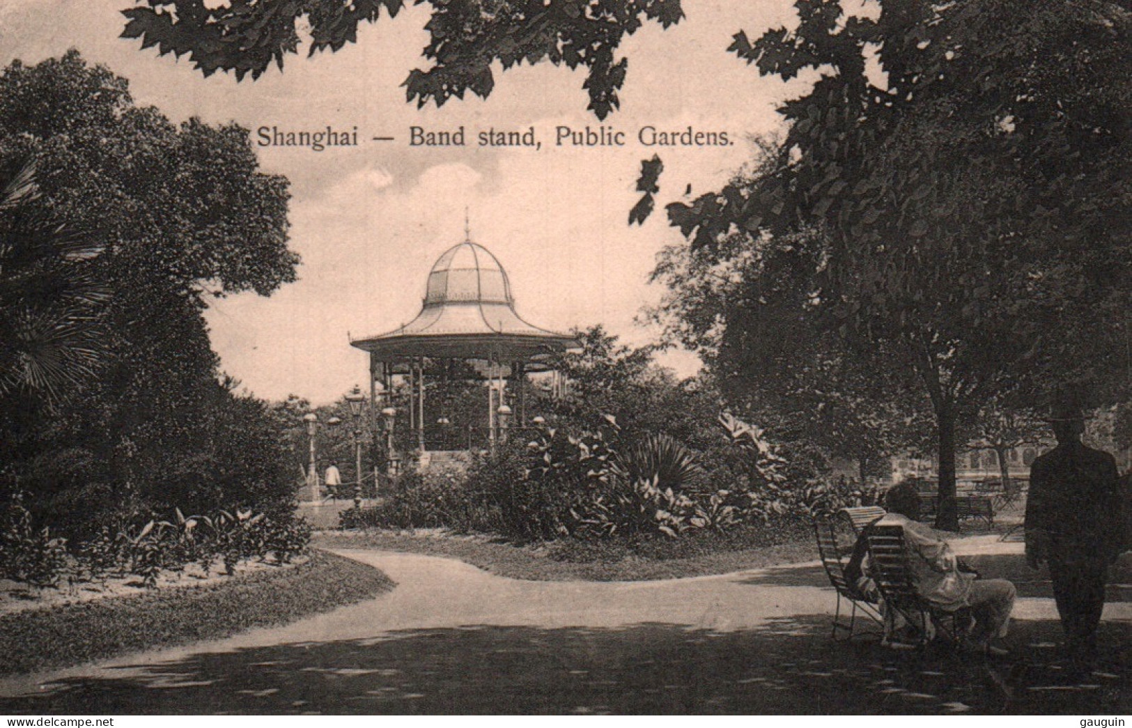 CPA - SHANGHAI - Stand De Musique De Shanghai, Jardins Publics - Edition ... - Chine