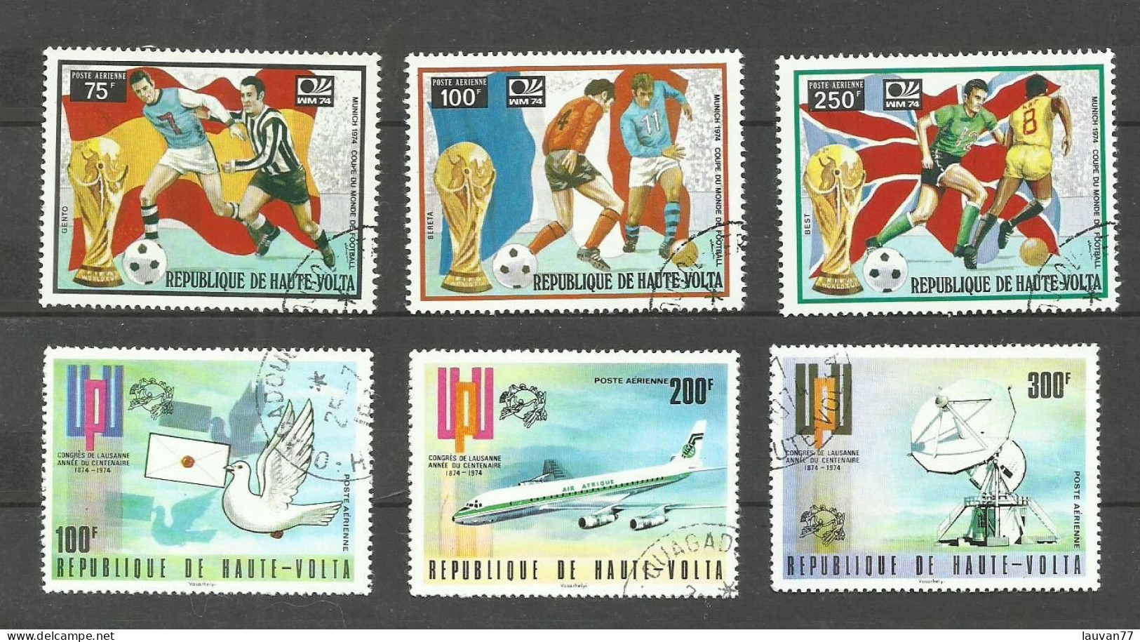 HAUTE-VOLTA POSTE AERIENNE N°171 à 176 Cote 4.35€ - Upper Volta (1958-1984)