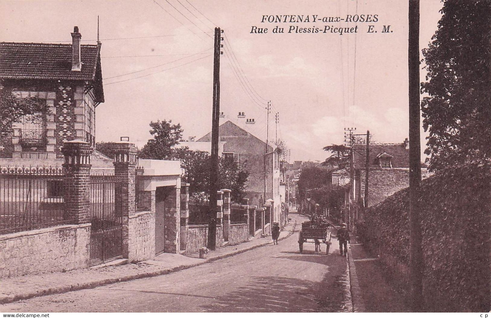 Fontenay Aux Roses  - Rue Du Plessis Piquet -   CPA °J - Fontenay Aux Roses