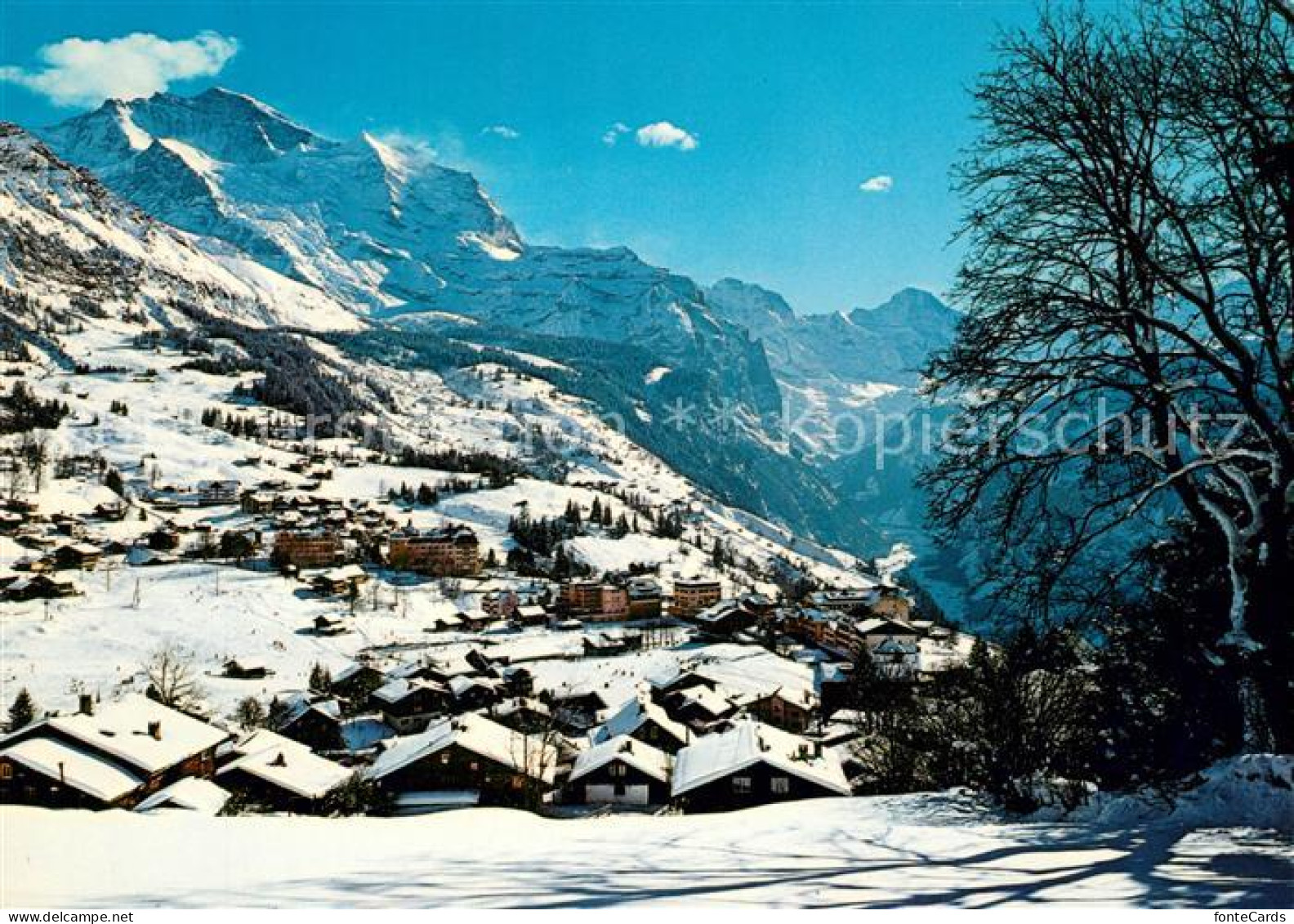 13164570 Wengen BE Jungfrau Breithornkette Winterlandschaft Wengen BE - Other & Unclassified