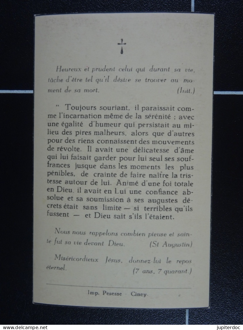 René Decker épx Mercier Nothomb 1906 Vielsalm 1951 - Devotieprenten