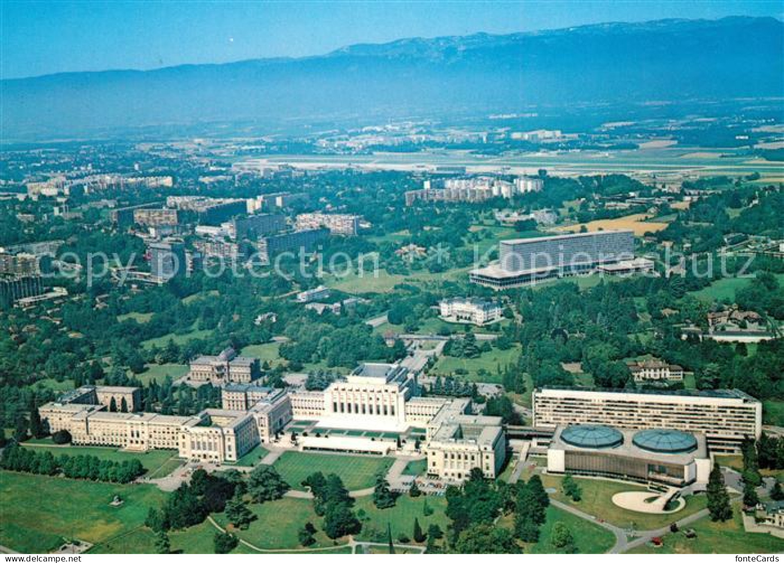 13164370 Geneve GE Le Palais Des Nations Unies Siege L’ONU A Geneve Vue Aerienne - Otros & Sin Clasificación