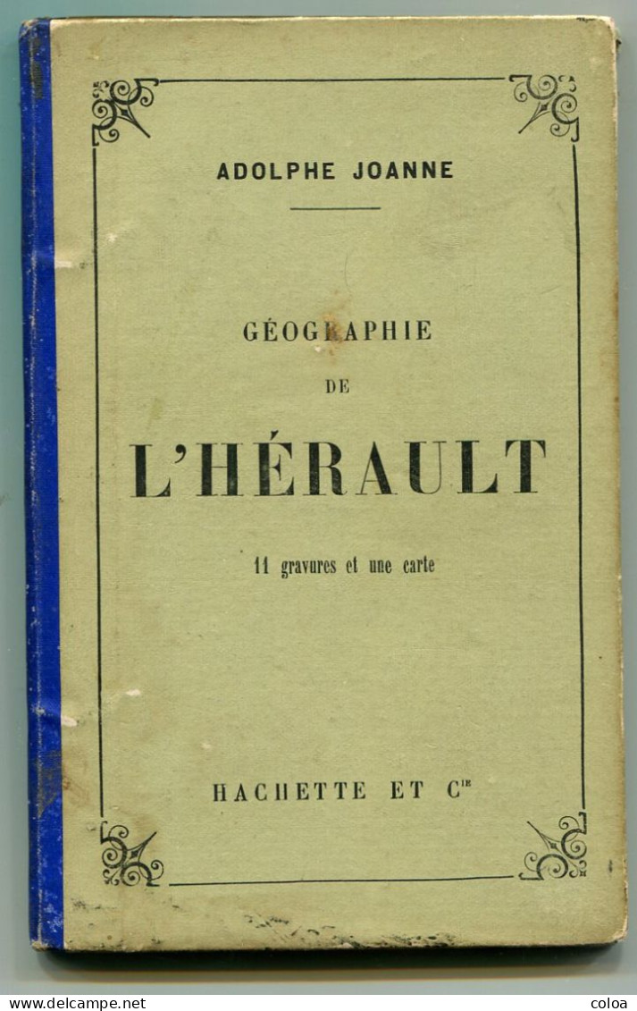 Adolphe JOANNE Géographie De L’Hérault 1888 - 1801-1900