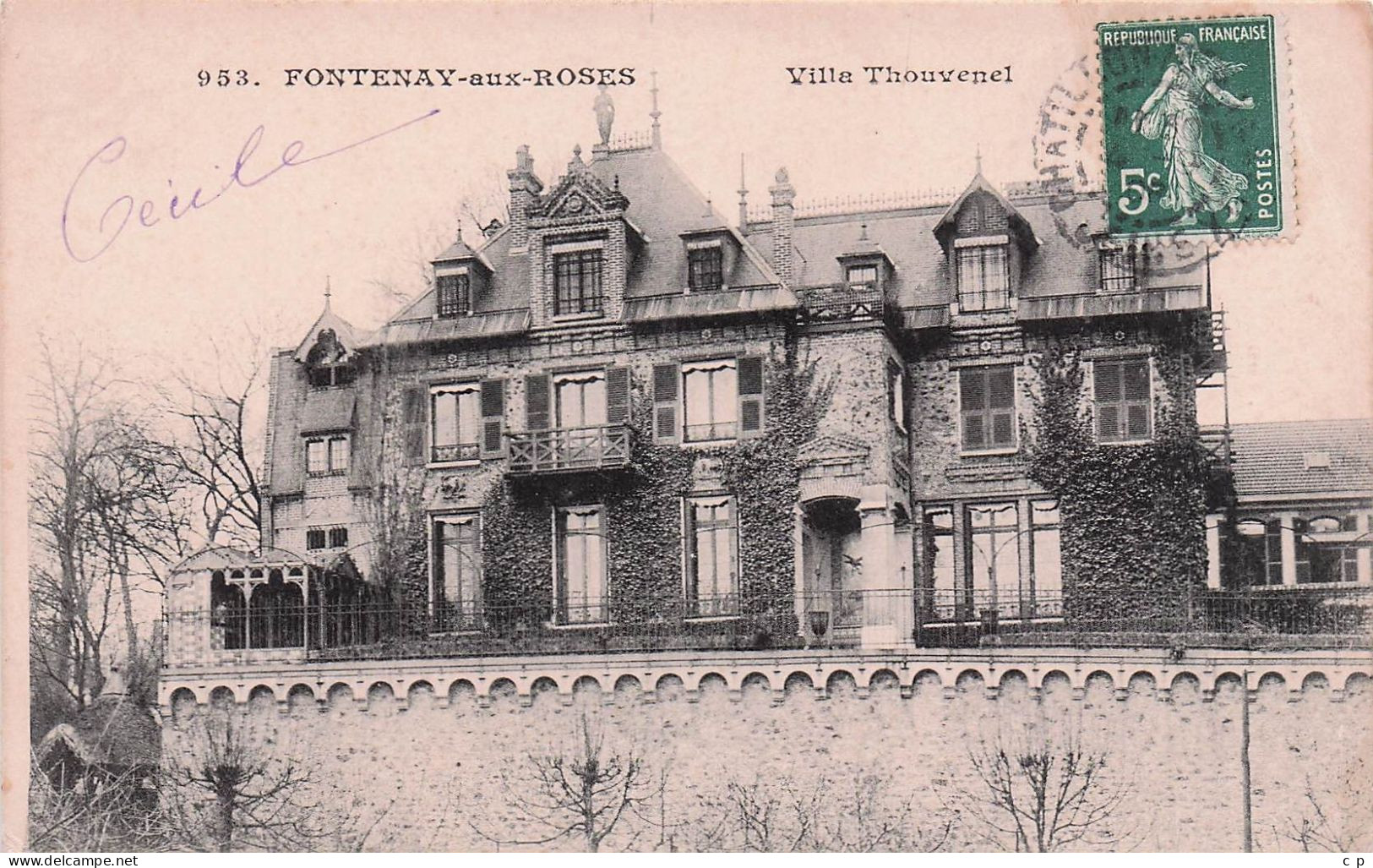 Fontenay Aux Roses  - Villa Thouvenel  -   CPA °J - Fontenay Aux Roses