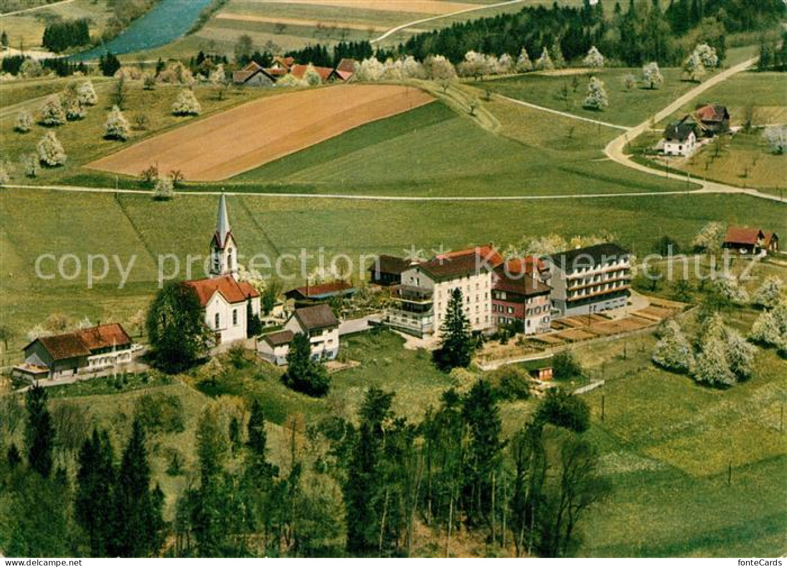 13163462 St Pelagiberg Kurhaus Marienburg Fliegeraufnahme St. Pelagiberg - Sonstige & Ohne Zuordnung