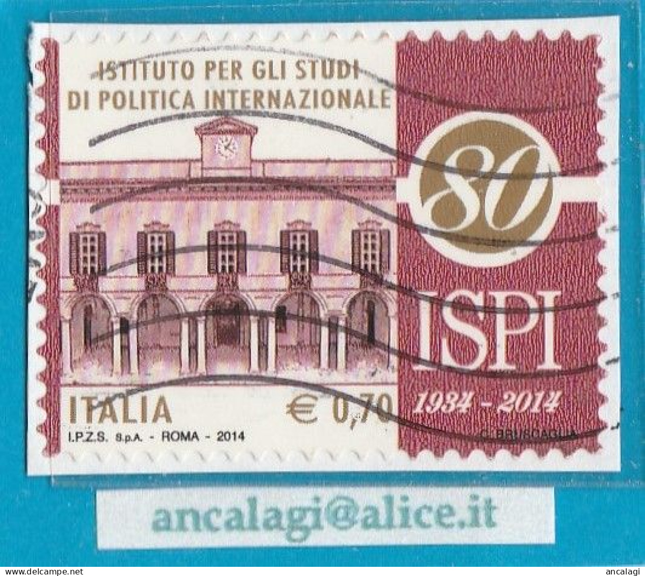 USATI ITALIA 2014 - Ref.1265 "STUDI DI POLITICA INTERNAZIONALE" 1 Val. In Coppia - - 2011-20: Gebraucht