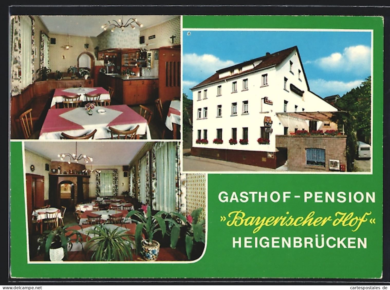 AK Heigenbrücken /Spessart, Gasthof-Pension Bayerischer Hof  - Sonstige & Ohne Zuordnung