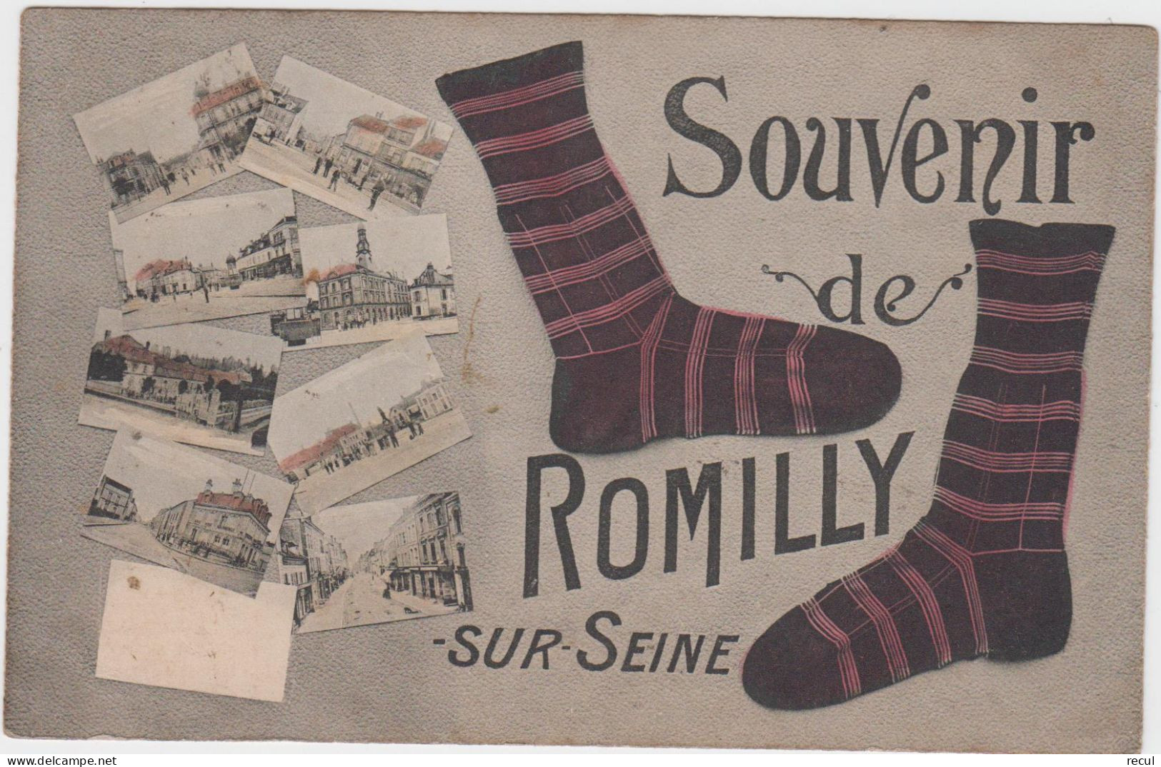 AUBE  - Souvenir De  ROMILLY Sur Seine ( Evocation De La Maille  ) - Romilly-sur-Seine