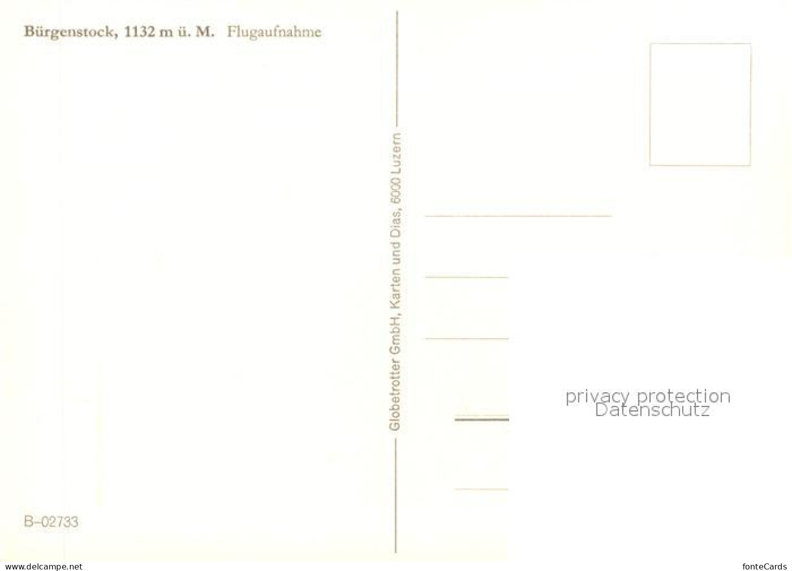 13161521 Buergenstock Fliegeraufnahme Buergenstock - Otros & Sin Clasificación