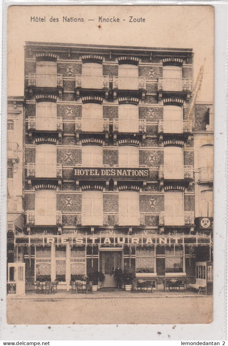 Knocke - Zoute. Hotel Des Nations. * - Knokke