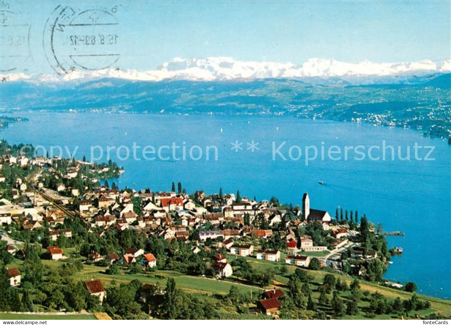 13161153 Meilen Zuerichsee Und Die Alpen Fliegeraufnahme Meilen - Altri & Non Classificati