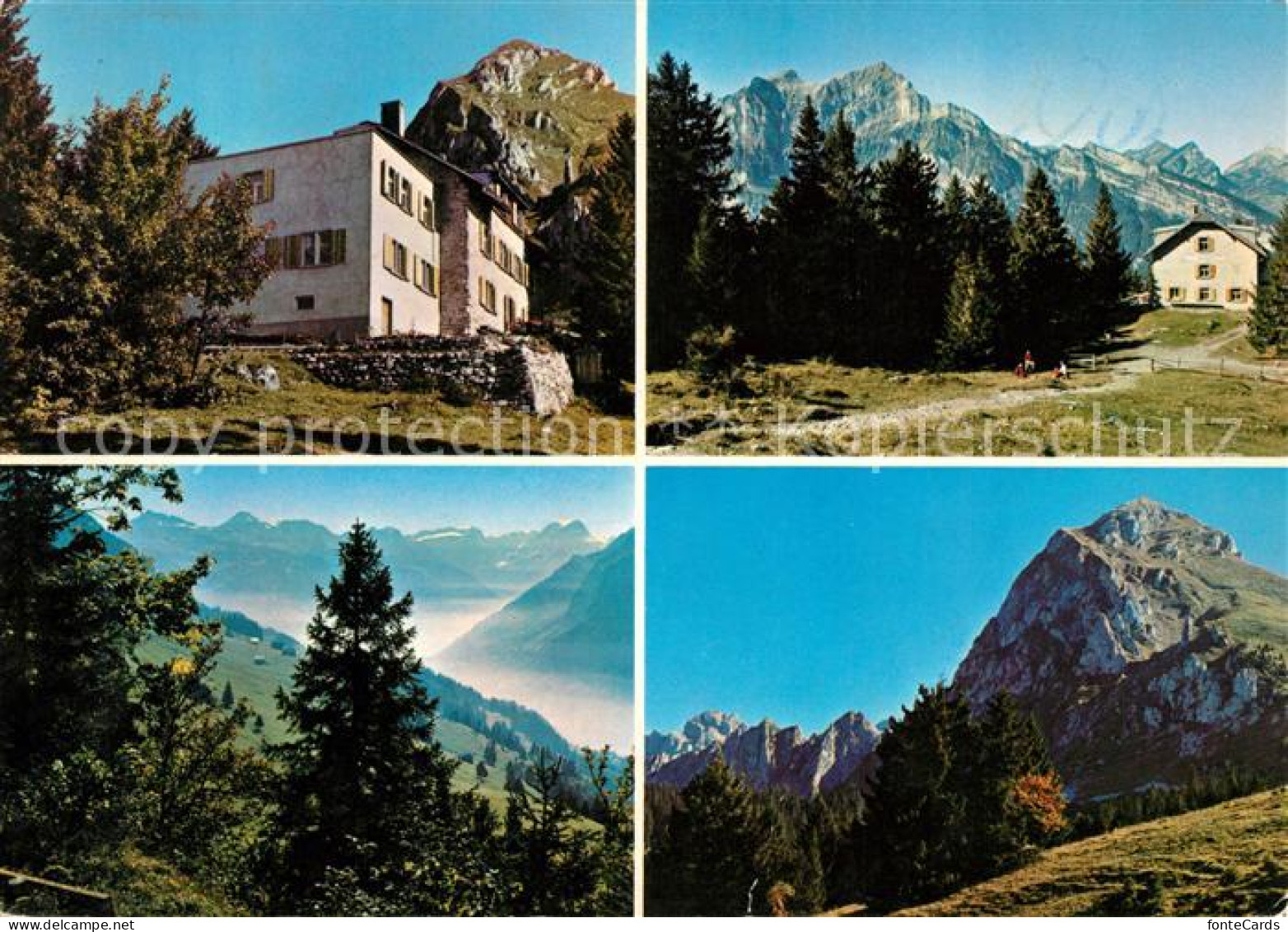 13159302 Mollis Naturfreundehaus Fronalp Panorama Gipfelblick Mollis - Andere & Zonder Classificatie