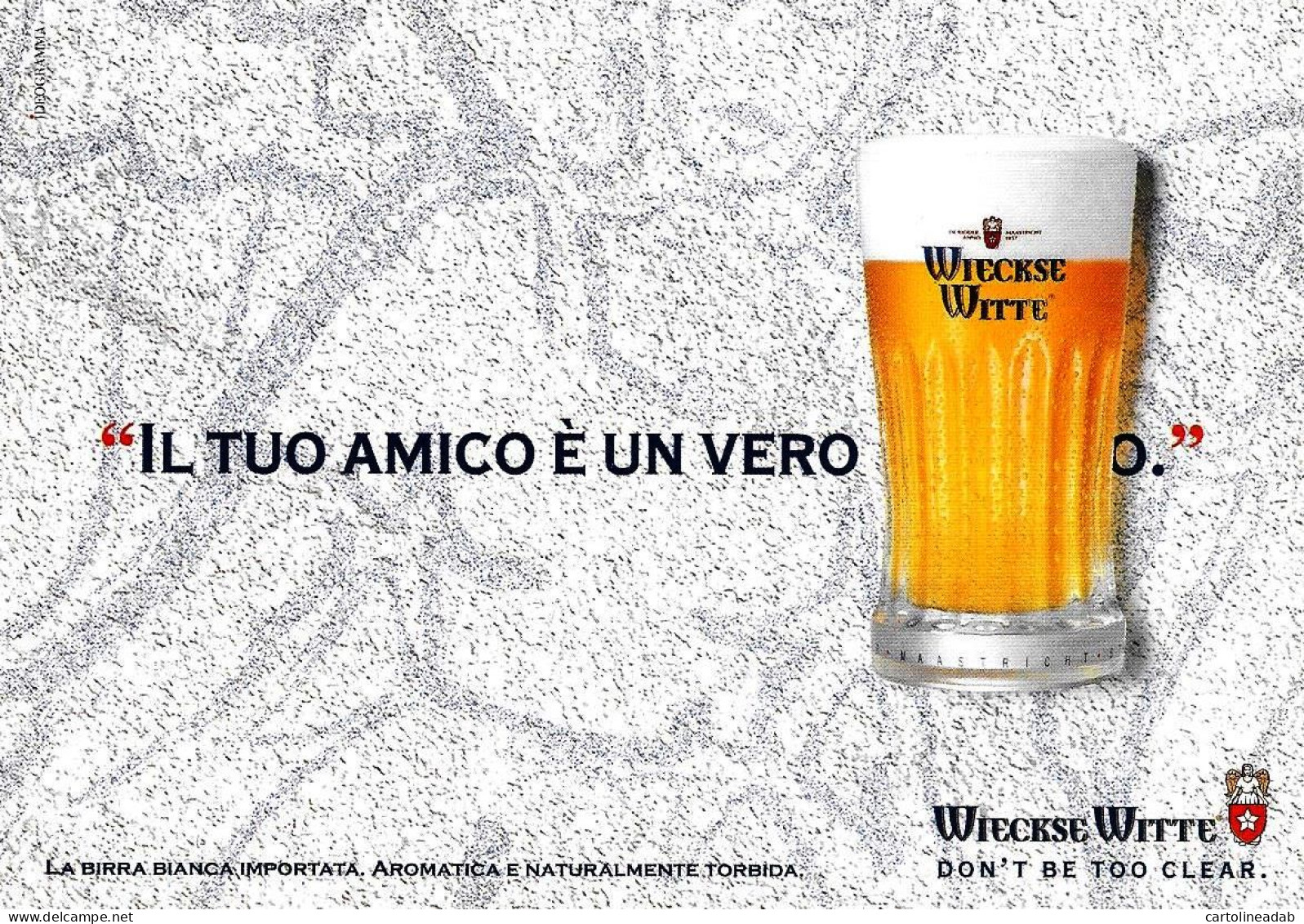 [MD9529] CPM - BIRRA WIECKSE WITTE - PROMOCARD 3693 - PERFETTA - Non Viaggiata - Advertising