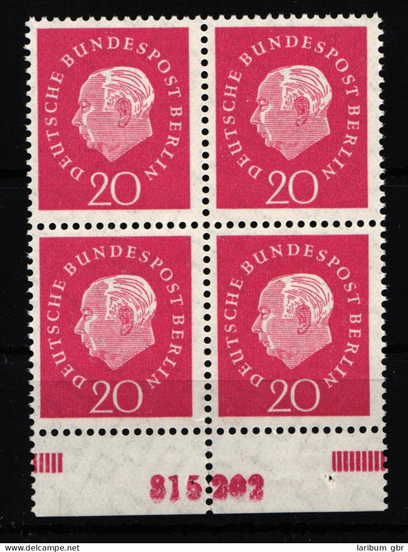 BRD Bund 184v HAN 815202 Postfrisch Als 4er Einheit #HB741 - Roulettes