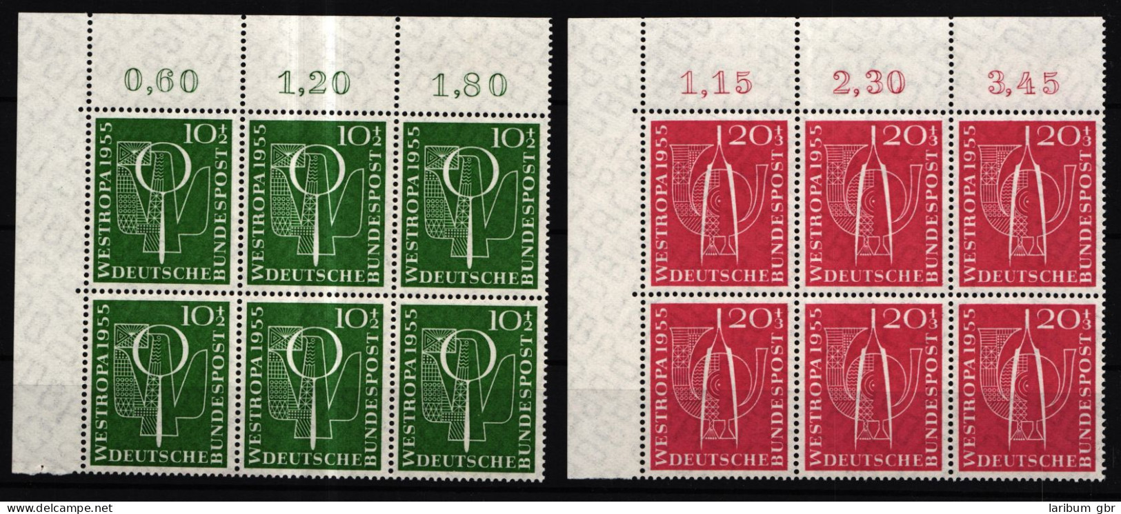 BRD Bund 217-218 Postfrisch Als 6er Einheit Eckrand #HB857 - Altri & Non Classificati