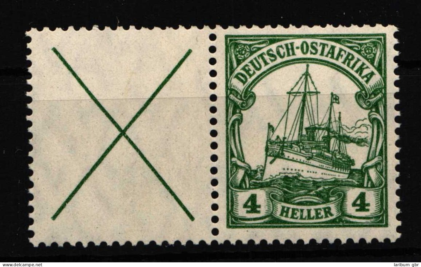 Deutsche Kolonien Deutsch-Ostafrika Zd W 12 Postfrisch Zusammendruck #HY146 - German East Africa