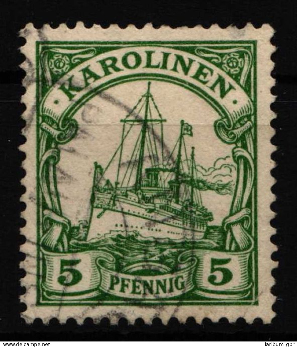 Deutsche Kolonien Karolnien 8 Gestempelt Stempel ANGAUR PALAU-INSELN #HY464 - Islas Carolinas