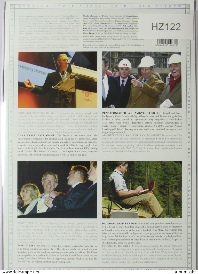 Großbritannien Postfrisch Smilers Bogen "Prince Charles 60th Birthday" #HZ122 - Sonstige & Ohne Zuordnung