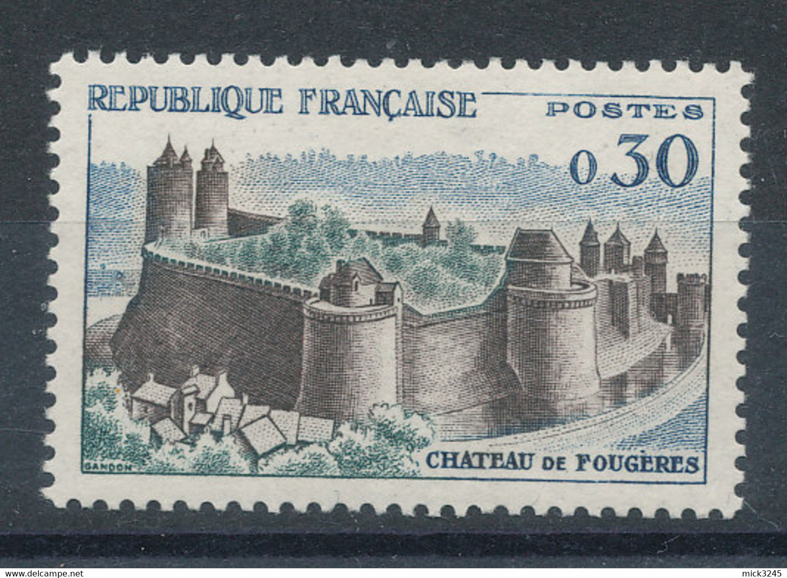 1236** Château De Fougères - Ungebraucht