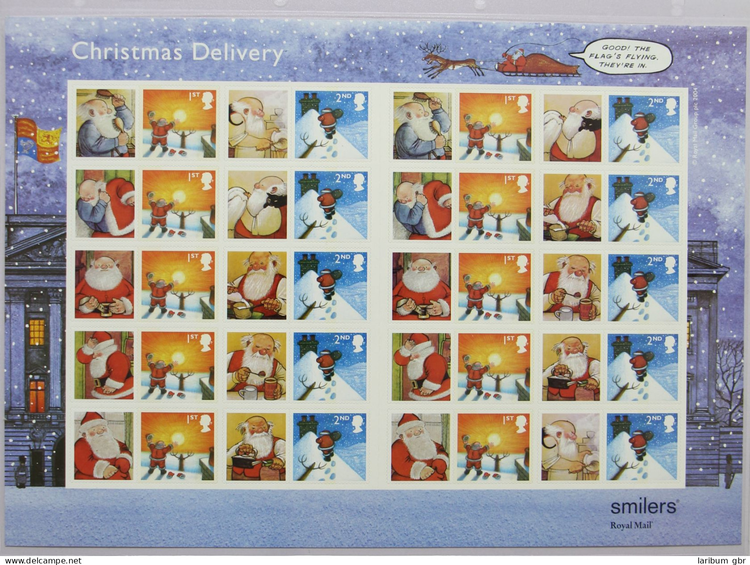 Großbritannien Postfrisch Smilers Bogen "Christmas Delivery" #HZ112 - Otros & Sin Clasificación