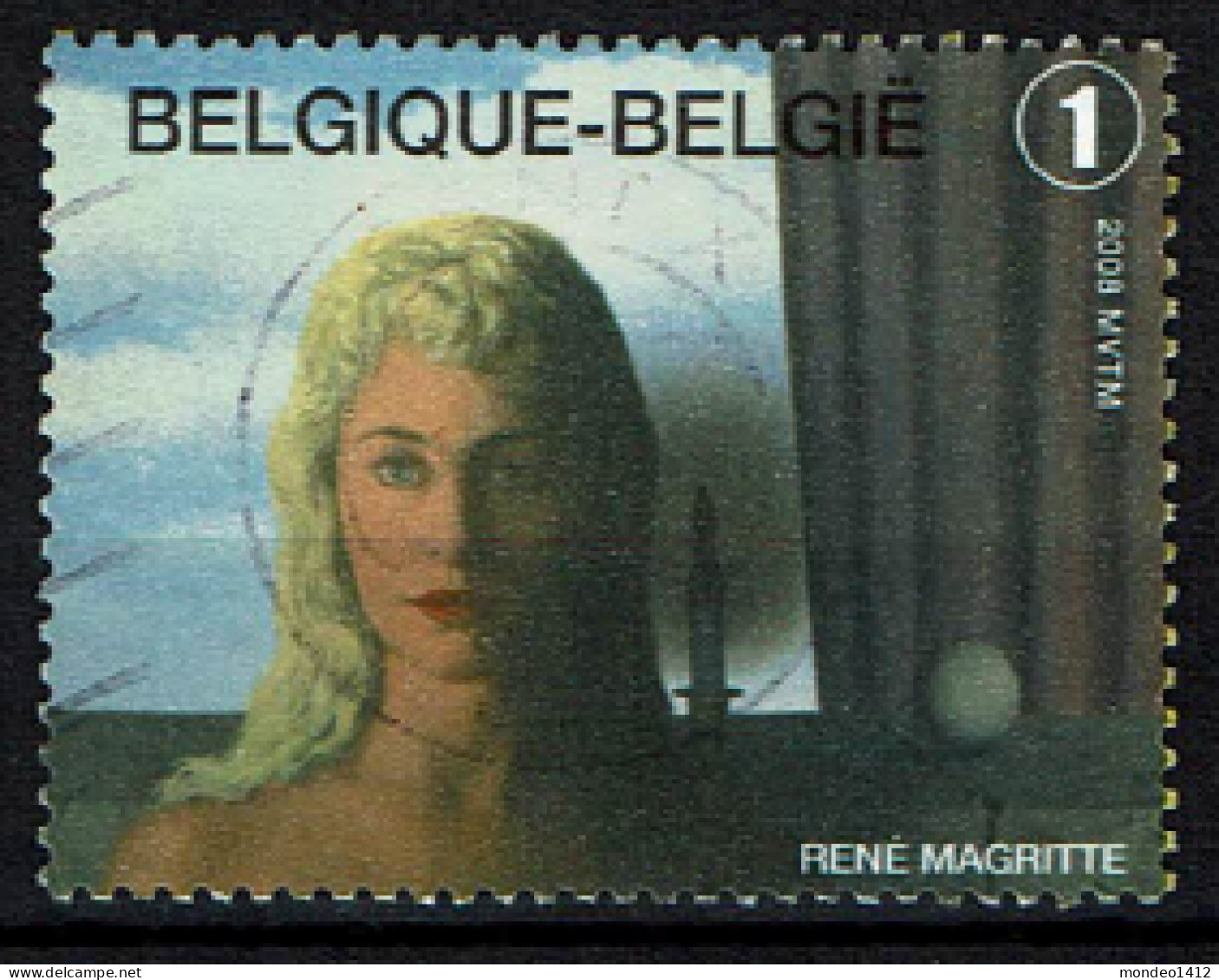 België OBP 3746 - René Magritte - Belgisch Surrealistisch Kunstschilder - Oblitérés