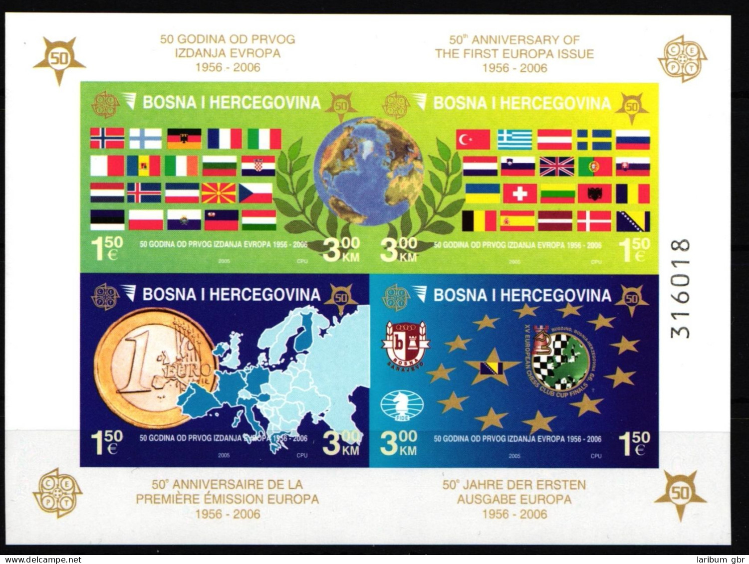 Bosnien Und Herzegowina Block 27 B Postfrisch #JJ004 - Bosnia Erzegovina