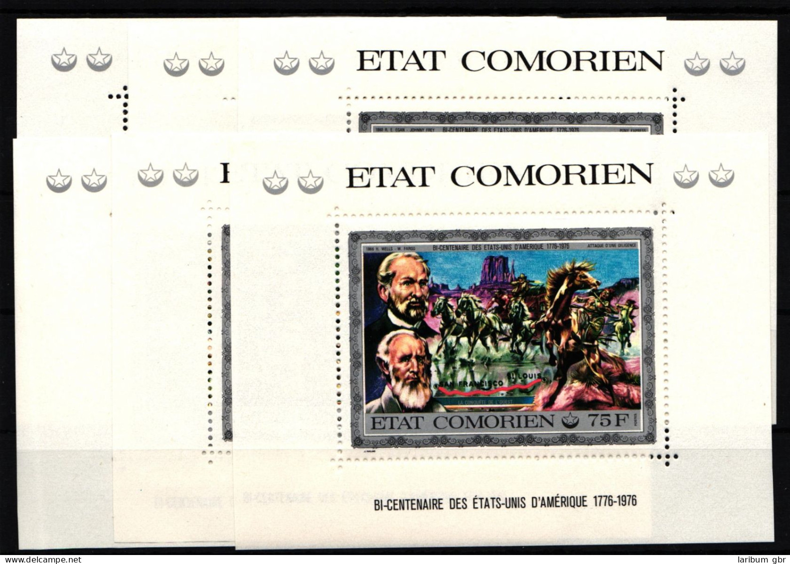 Komoren 257-262 Postfrisch Als Einzelblocks #JJ017 - Komoren (1975-...)