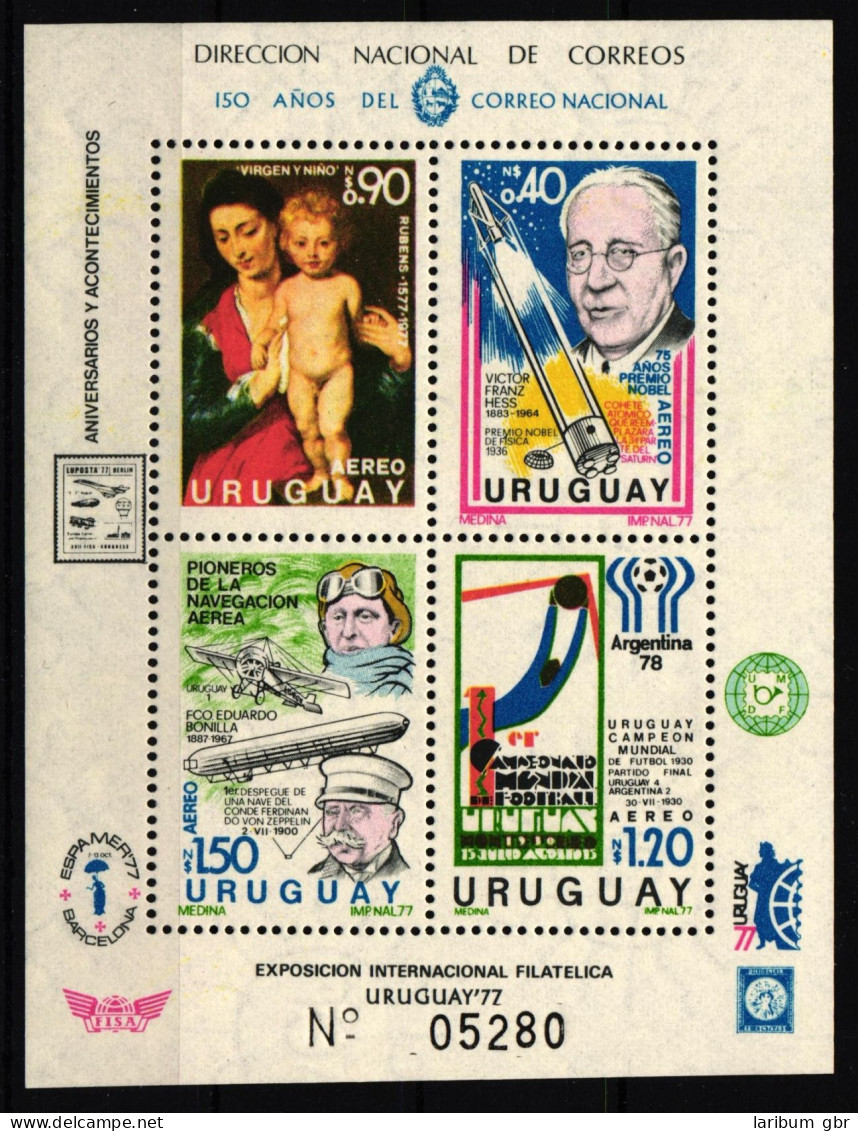 Uruguay Block 34 Postfrisch #JJ029 - Uruguay