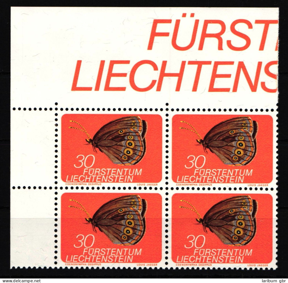 Liechtenstein 591 Postfrisch Als 4er Einheit #JJ127 - Other & Unclassified