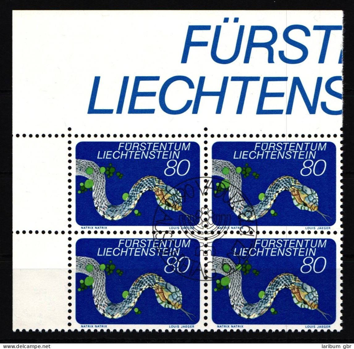 Liechtenstein 594 Gestempelt Als 4er Einheit #JJ133 - Other & Unclassified