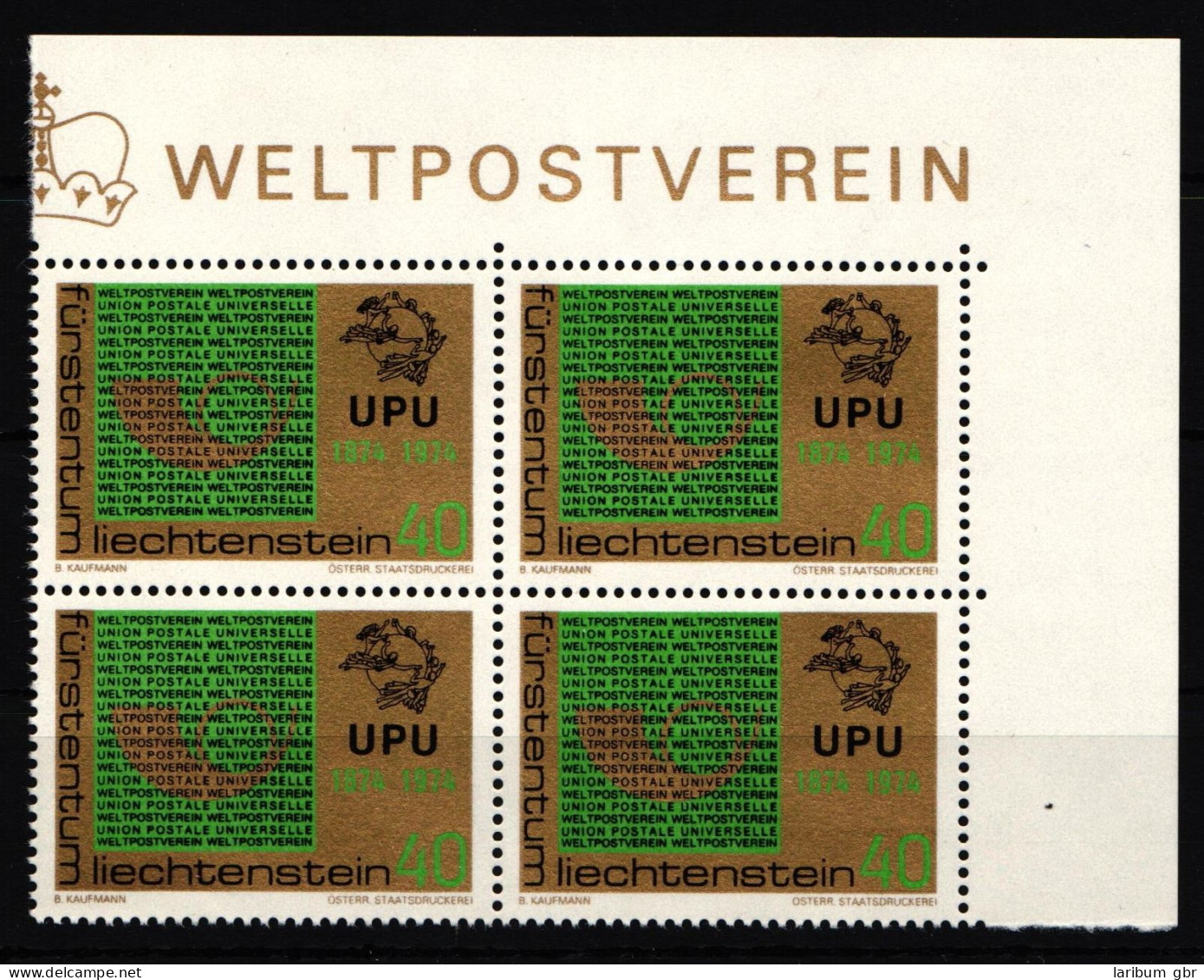 Liechtenstein 607 Postfrisch Als 4er Einheit #JJ155 - Other & Unclassified