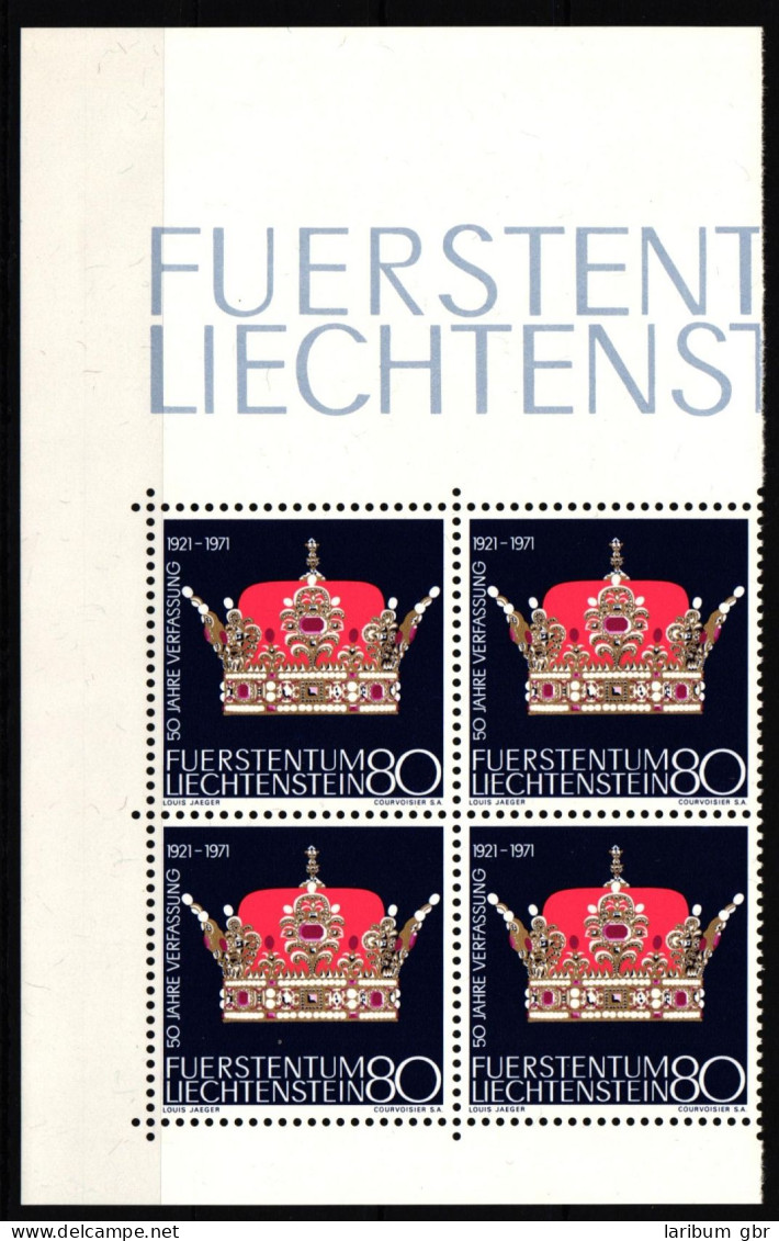 Liechtenstein 547 Postfrisch Als 4er Einheit #JJ179 - Other & Unclassified